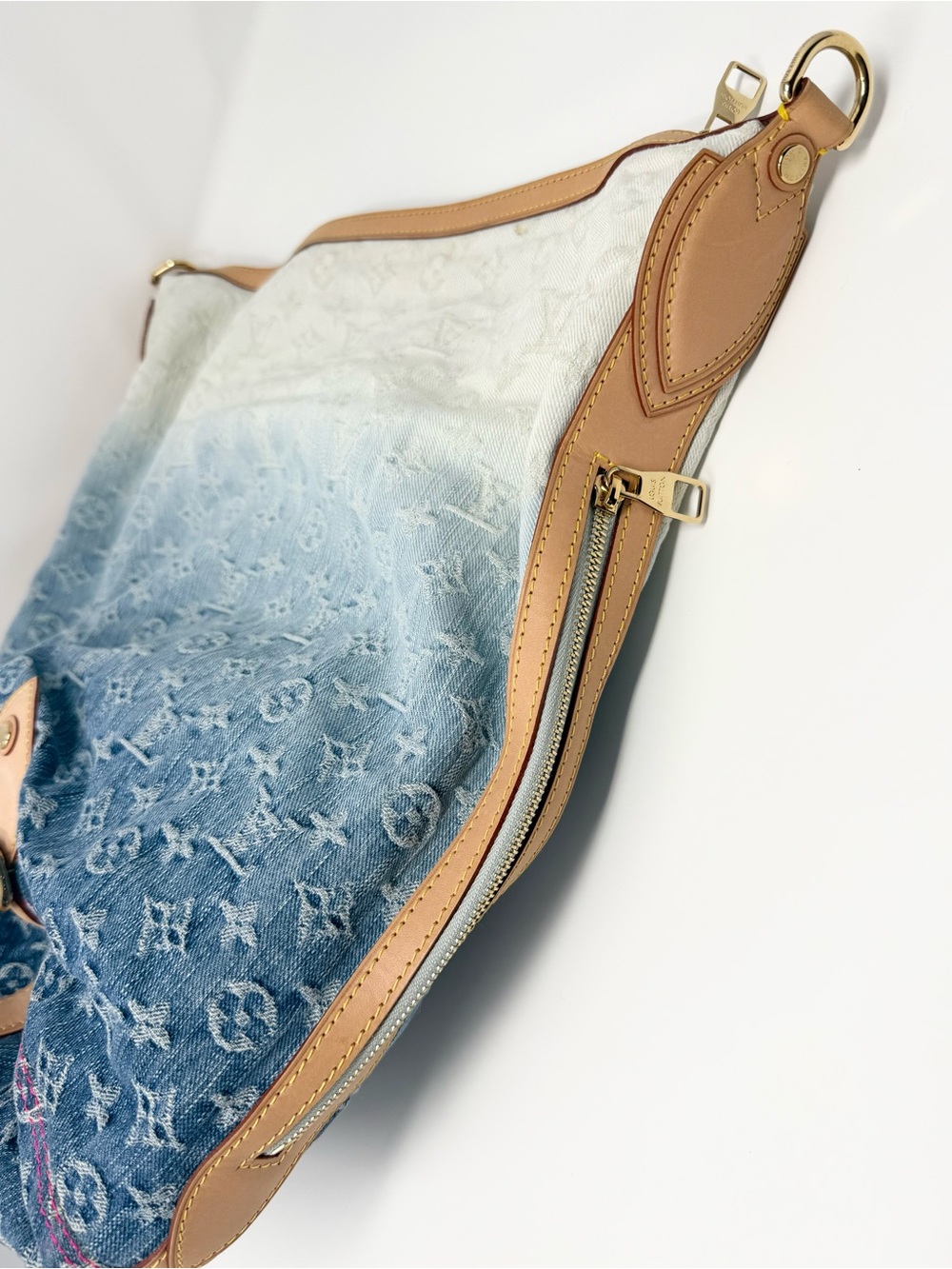 Louis Vuitton Monogram Denim Sunburst PM Blue Ombre Pink Limiter Edition - Picture 8 of 16